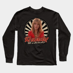 Vintage Circle Randy Rhoads Long Sleeve T-Shirt